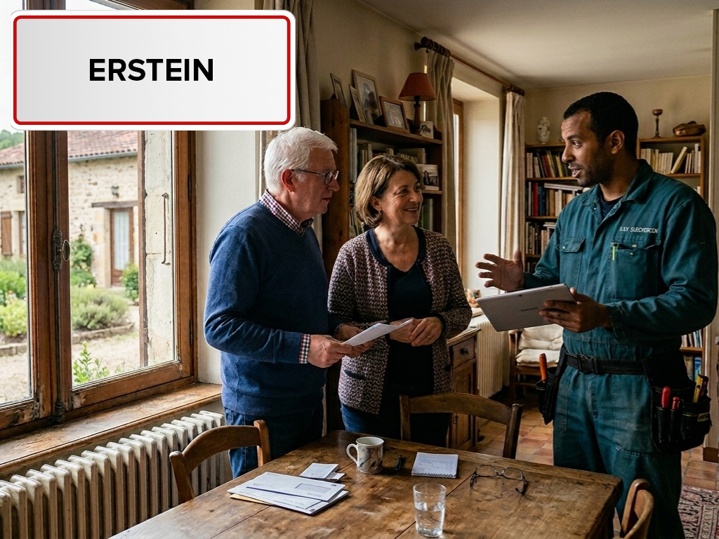 Installation de pompe à chaleur à Erstein (67150) dans le Bas-Rhin
