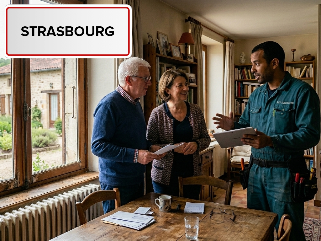 Installation de pompe à chaleur à Strasbourg (67000) dans le Bas-Rhin